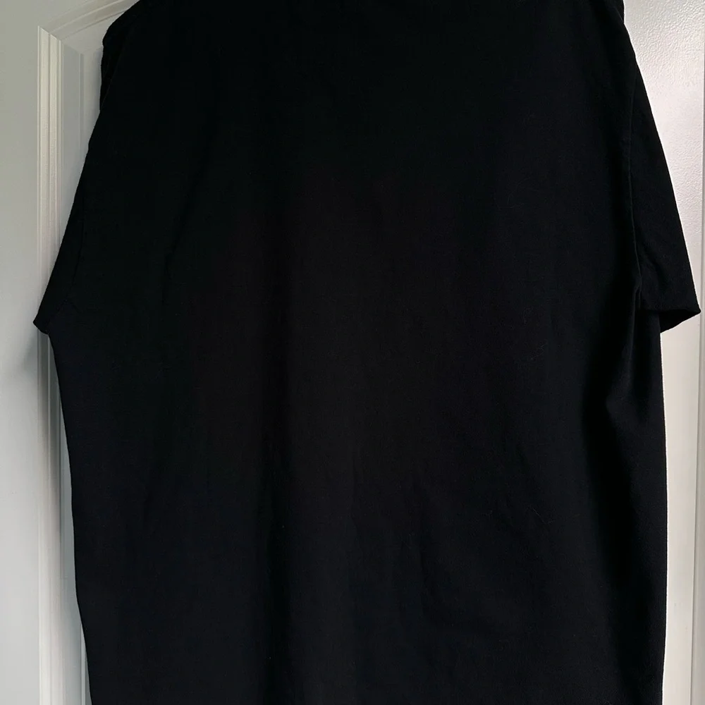 Men’s L Black Official Polaroid T-shirt With The Word “Polaroid” Written 5 Times - Picture 15 of 16